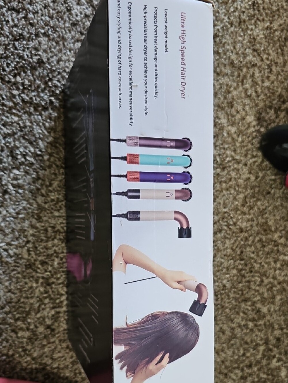 Super Hairdryer - Purple, Teal, Pink Options - Picture 2 of 5